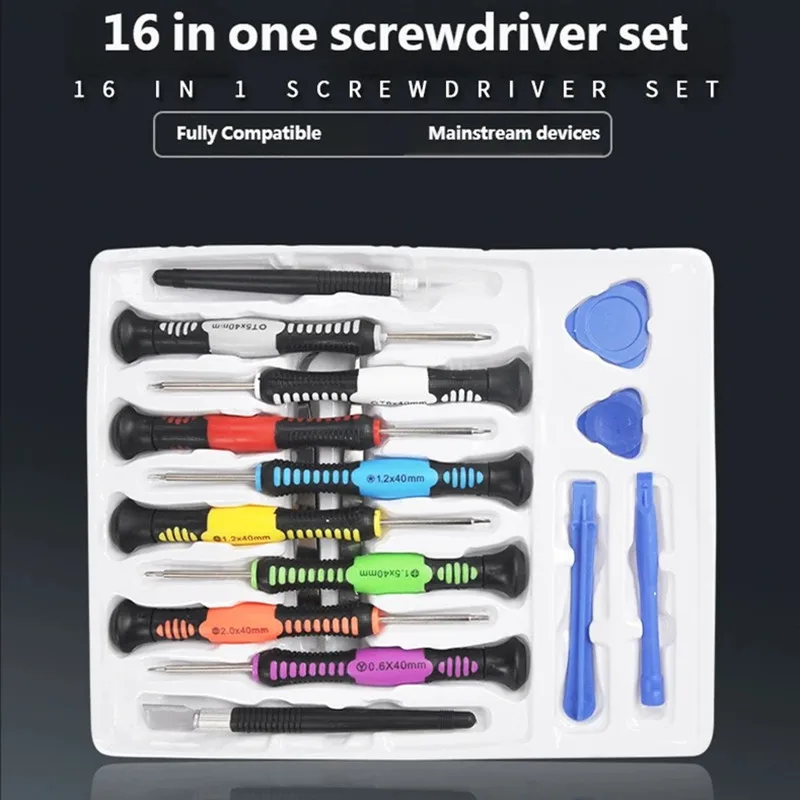 TE-2811 Прочный набор инструментов 16-в-1 для ремонта мобильных телефонов, ручной инструмент для разборки телефонов, инструмент для ремонта часов/камер, лопатка для экранов
TE-2811 Прочный набор инструментов 16-в-1 для ремонта мобильных телефонов, ручной инструмент для разборки телефонов, инструмент для ремонта часов/камер, лопатка для экранов