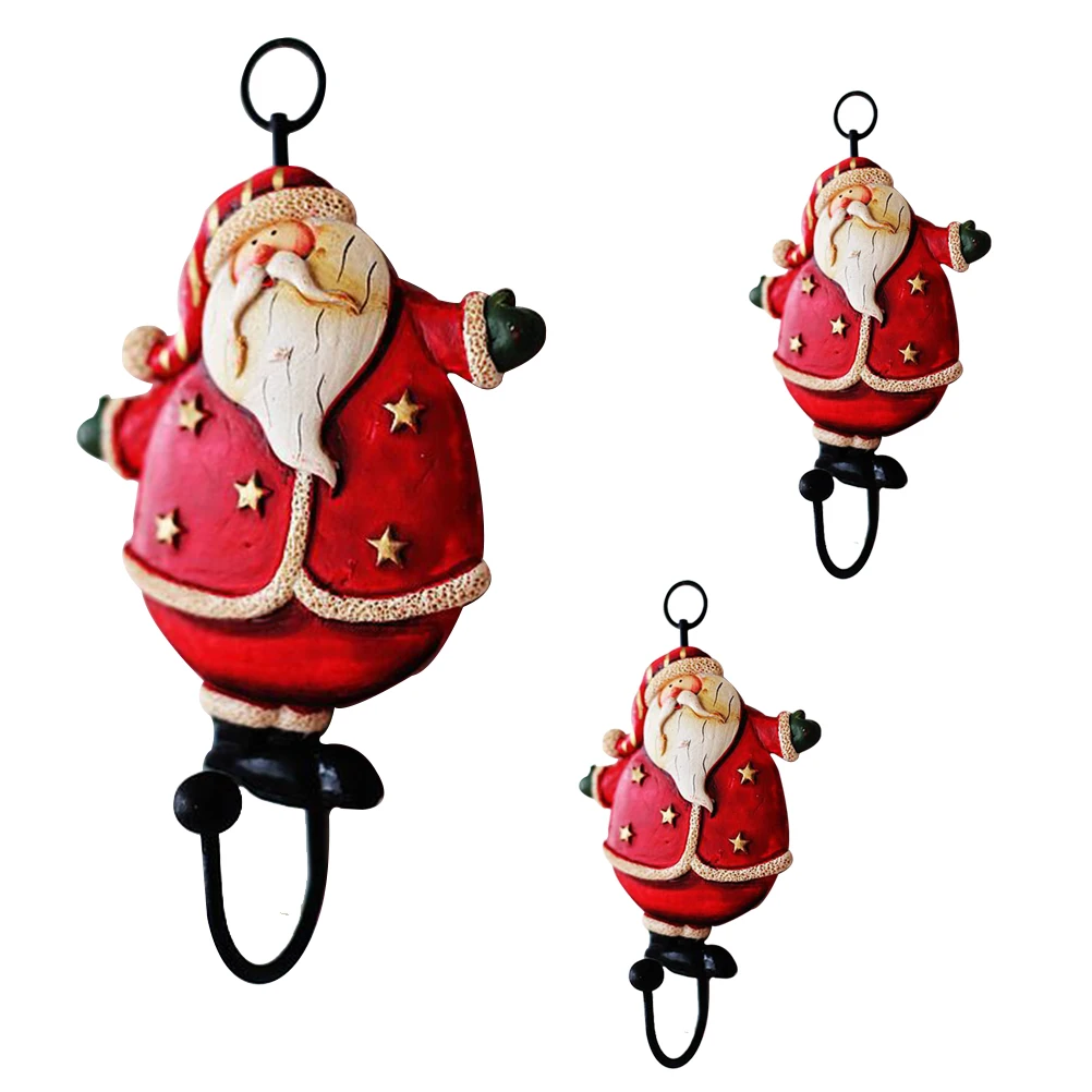 WroughtIronHooksSantaClausResinWallMountHangersVintageChristmasHomeCoatHatUmbrella HolderStorageUtility
WroughtIronHooksSantaClausResinWallMountHangersVintageChristmasHomeCoatHatUmbrella HolderStorageUtility