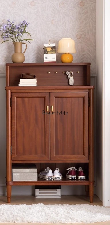 All solid wood American light luxury porch cabinet, antique household foyer partition
All solid wood American light luxury porch cabinet, antique household foyer partition