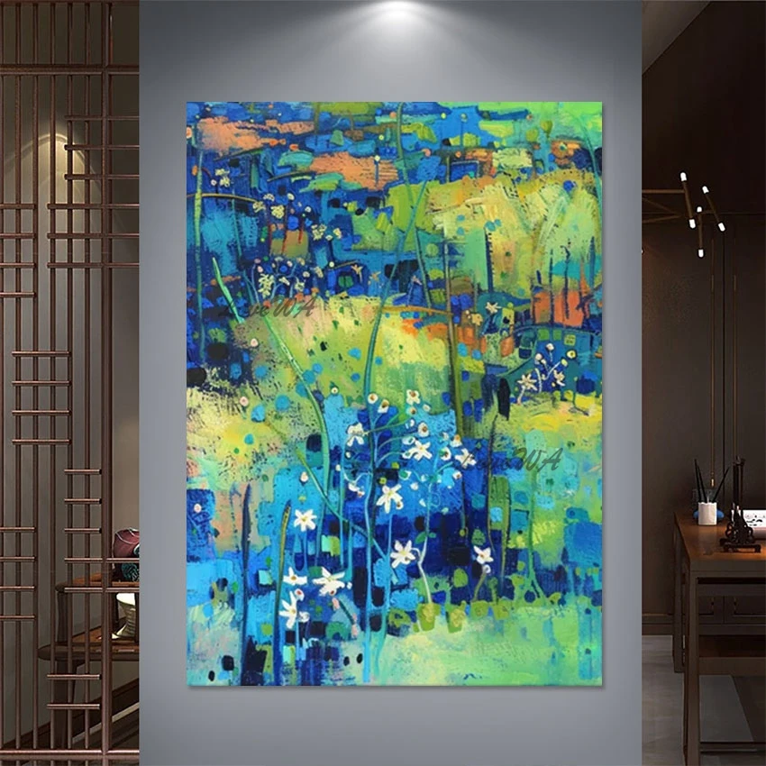 Ручная роспись абстрактные цветы картина маслом настенные украшения для гостиной холст художественные дизайны интерьерная картина акриловое произведение искусства
Ручная роспись абстрактные цветы картина маслом настенные украшения для гостиной холст художественные дизайны интерьерная картина акриловое произведение искусства