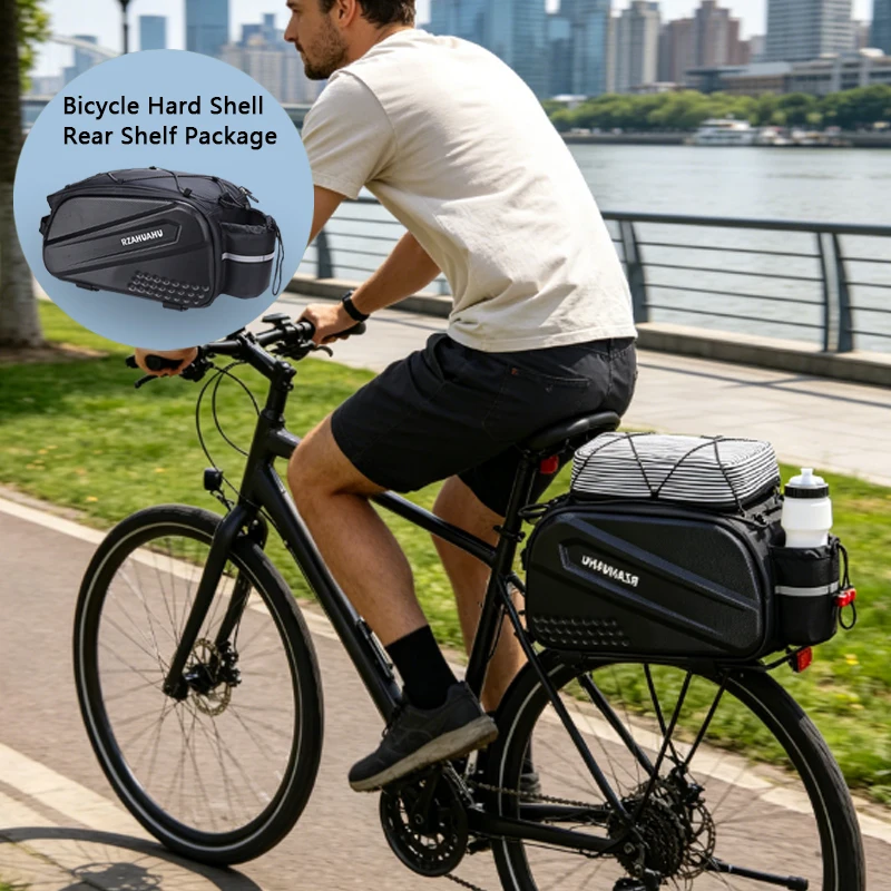 1pcs Bicycle Rear Rack Bag 10L,Waterproof Hard Shell Cycling Pannier with Shoulder Strap for Outdoor Travel & Commuting
1pcs Bicycle Rear Rack Bag 10L,Waterproof Hard Shell Cycling Pannier with Shoulder Strap for Outdoor Travel & Commuting