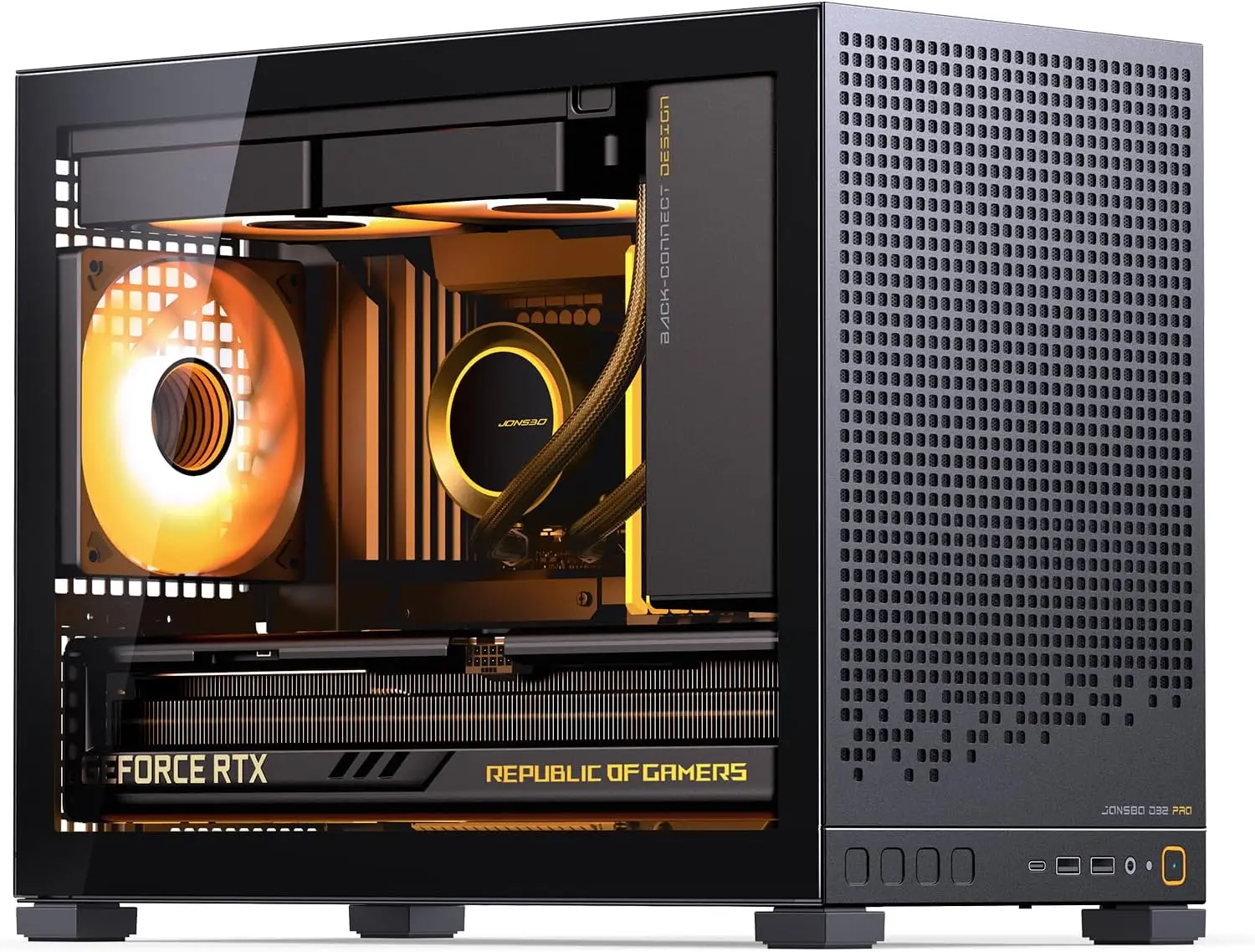 Micro-ATX PC Case 24L High Compatibility Support BTF MB 365mm GPU ATX PSU USB3.2 Black
Micro-ATX PC Case 24L High Compatibility Support BTF MB 365mm GPU ATX PSU USB3.2 Black