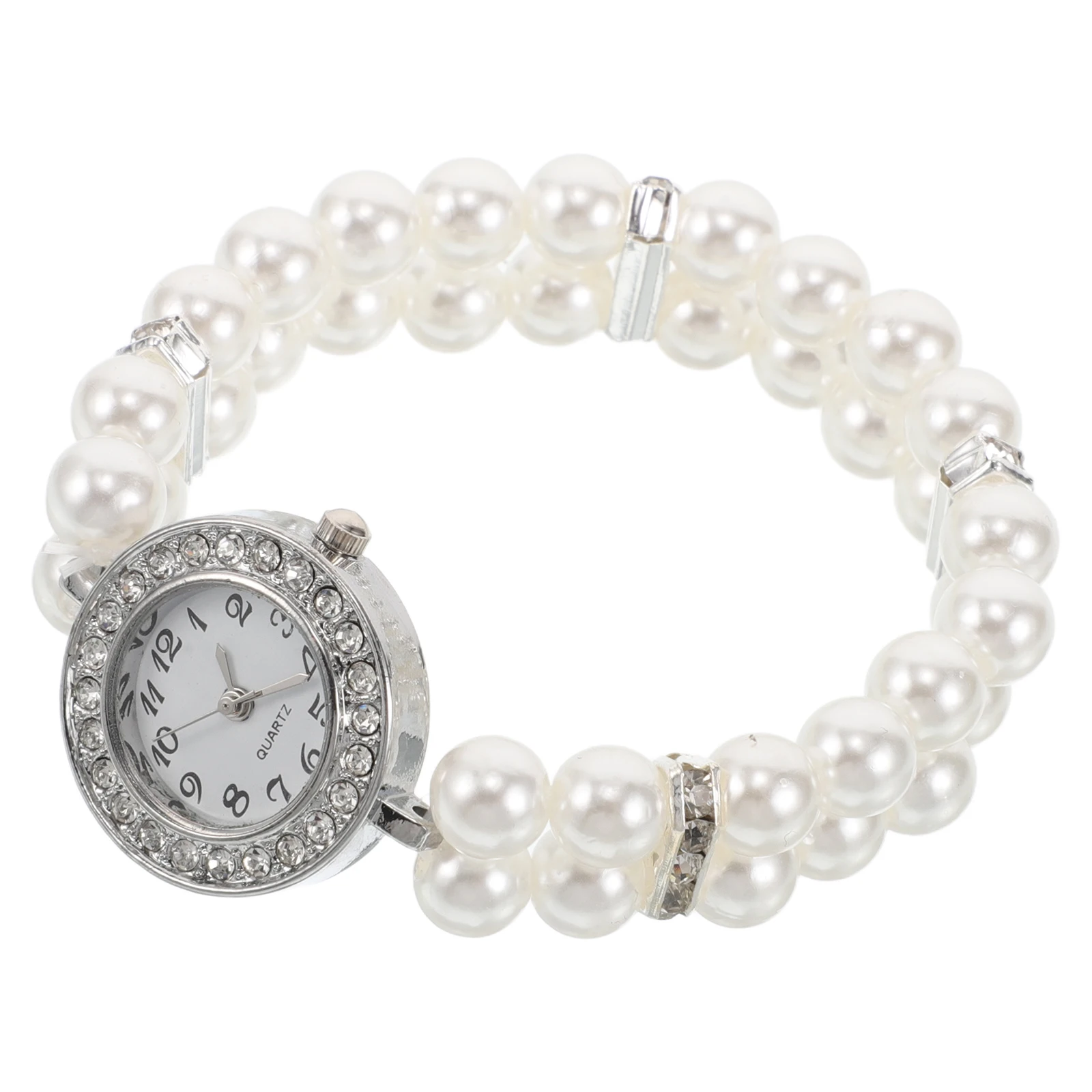 Pearl Bracelet Jewelry Elegant Dainty Cuff Watch Plastic Alloy Elastic Charm Ladies Christmas AccessoriesVintage Rhinestone
Pearl Bracelet Jewelry Elegant Dainty Cuff Watch Plastic Alloy Elastic Charm Ladies Christmas AccessoriesVintage Rhinestone