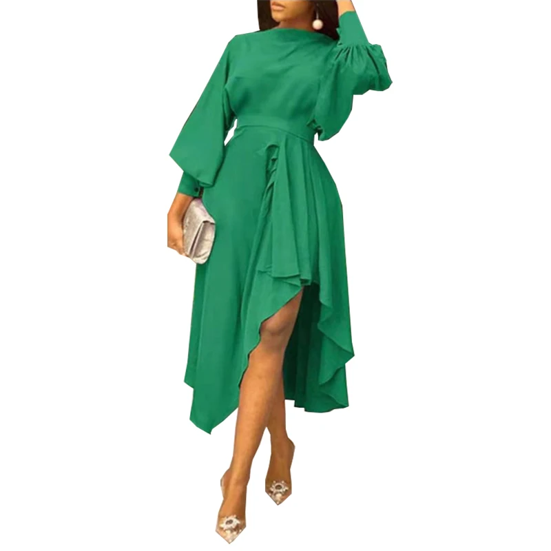 Long African Dresses For Women Lantern Sleeve High Waist Robes Autumn New Fashion Elegant Casual Irregular African Dress Vestido
Long African Dresses For Women Lantern Sleeve High Waist Robes Autumn New Fashion Elegant Casual Irregular African Dress Vestido