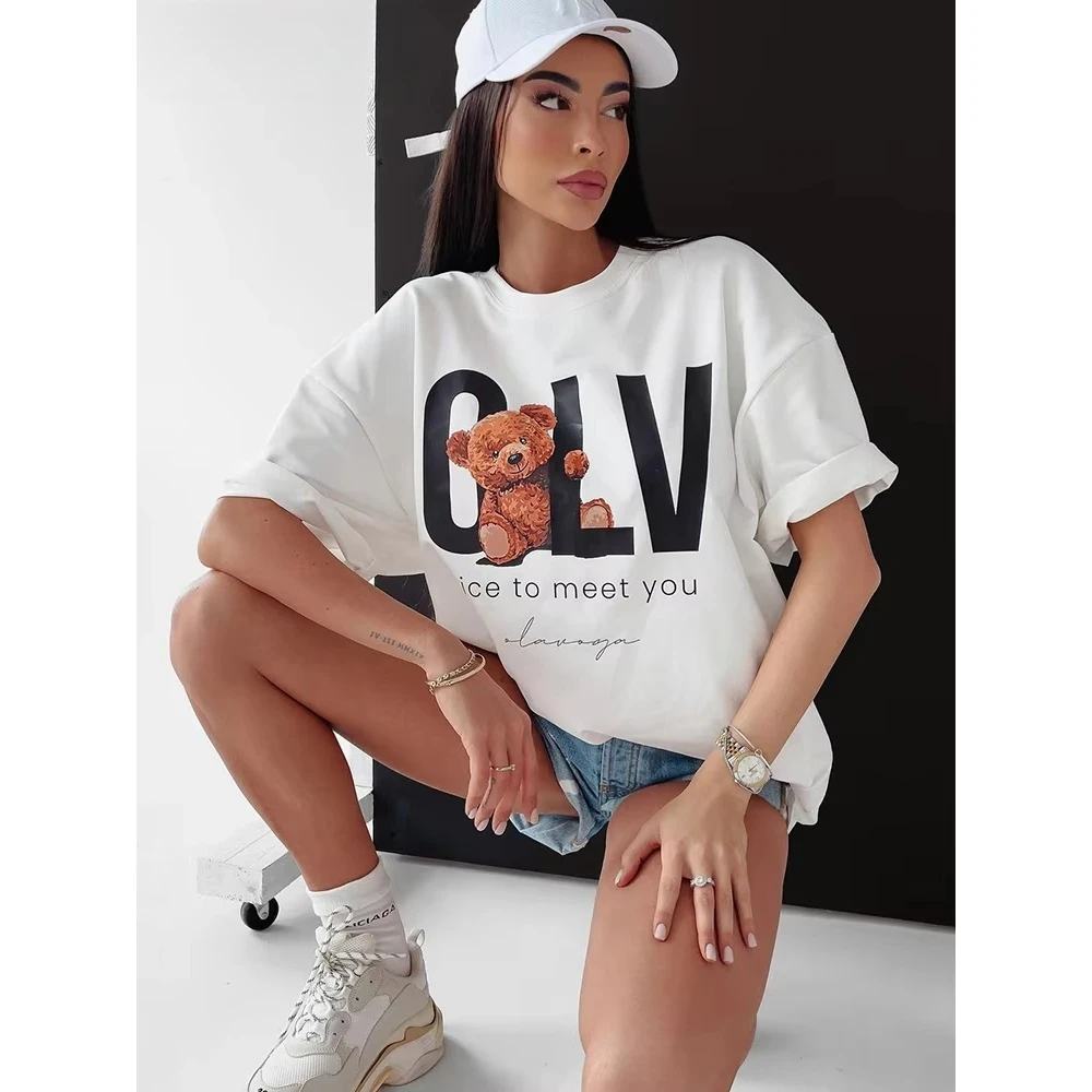 2025 Latest Loose Plus Size Cotton T-shirt Women's Summer Fashion Vintage Pattern Printed T-shirt Women's Fashion Top
2025 Latest Loose Plus Size Cotton T-shirt Women's Summer Fashion Vintage Pattern Printed T-shirt Women's Fashion Top