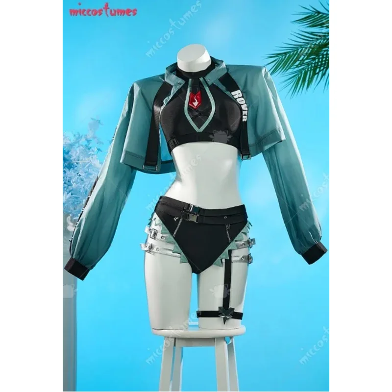 Miccostumes's-8 Women's Jane Doe Derivative Two-Piece Swimsuit Bikini Set Mesh Cutout Top and Tie Shorts with Chiffon Cover-up
Miccostumes's-8 Women's Jane Doe Derivative Two-Piece Swimsuit Bikini Set Mesh Cutout Top and Tie Shorts with Chiffon Cover-up