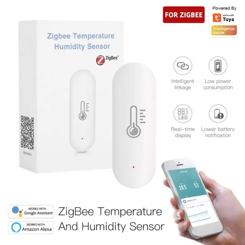 Умный датчик температуры и влажности Tuya ZigBee, термометр, гигрометр, детектор, умный дом, диапазон в реальном времени, Alexa Google Home
Умный датчик температуры и влажности Tuya ZigBee, термометр, гигрометр, детектор, умный дом, диапазон в реальном времени, Alexa Google Home