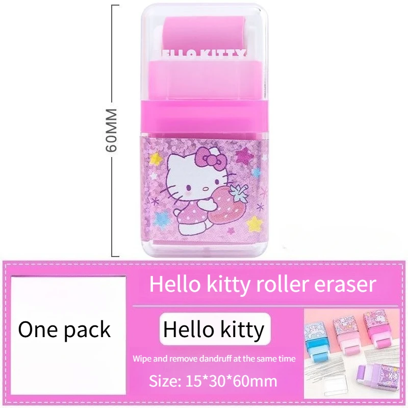New Arrival Sanrio Kuromi My Melody Roller Eraser Creative Cute For Girls Clean With Less Crumbs Non Marking Anime Stationery
New Arrival Sanrio Kuromi My Melody Roller Eraser Creative Cute For Girls Clean With Less Crumbs Non Marking Anime Stationery