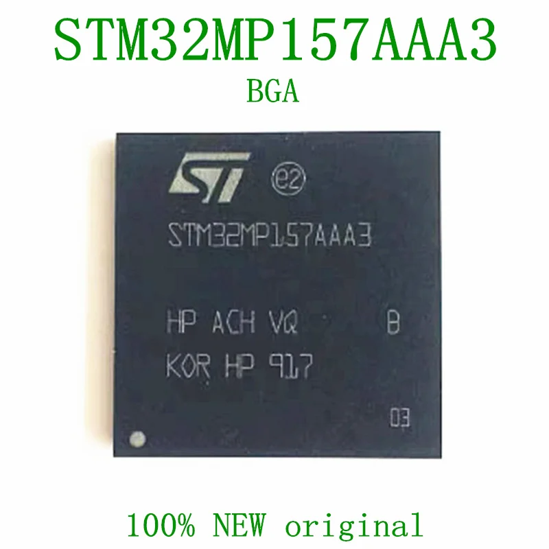 STM32MP157AAA3 32-битный двухъядерный микропроцессор CortexA7 LFBGA - 448
STM32MP157AAA3 32-битный двухъядерный микропроцессор CortexA7 LFBGA - 448
