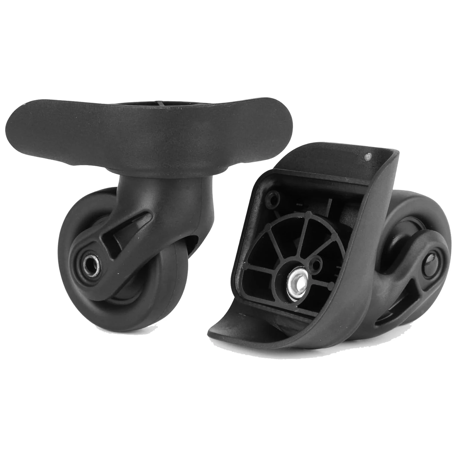 1Pair Luggage Replacement Wheels Black Trolly Caster w/h 2 Screw Holes Silent Travel Suitcase Repair Caster Luggage Accessories
1Pair Luggage Replacement Wheels Black Trolly Caster w/h 2 Screw Holes Silent Travel Suitcase Repair Caster Luggage Accessories