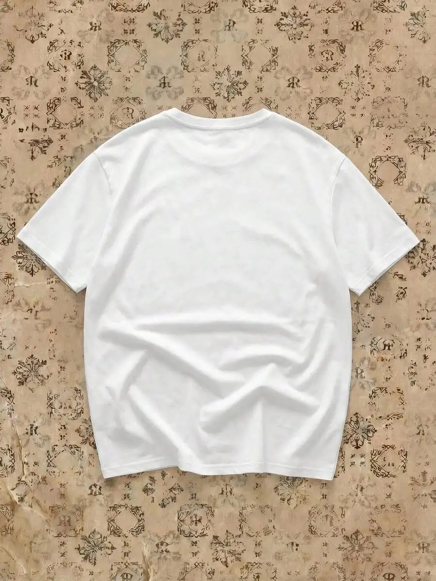 Mens Solid Color Round Neck Short Sleeve T-Shirt
Mens Solid Color Round Neck Short Sleeve T-Shirt