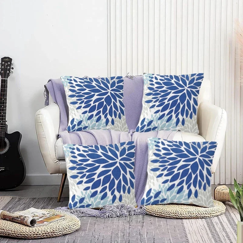 Geometric Dahlia Print Pillow Covers 2 Pack (45x45cm) Indoor and Outdoor Waterproof Cushion Case for Patio Garden Sofa
Geometric Dahlia Print Pillow Covers 2 Pack (45x45cm) Indoor and Outdoor Waterproof Cushion Case for Patio Garden Sofa
