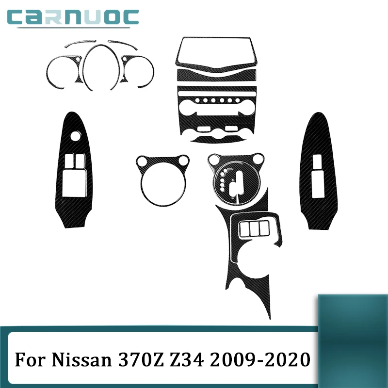 For Nissan 370Z Z34 2009-2020 Car Interior Decorative Accessories Carbon Fiber Black Stickers Center Control Gear Shift Cover
For Nissan 370Z Z34 2009-2020 Car Interior Decorative Accessories Carbon Fiber Black Stickers Center Control Gear Shift Cover