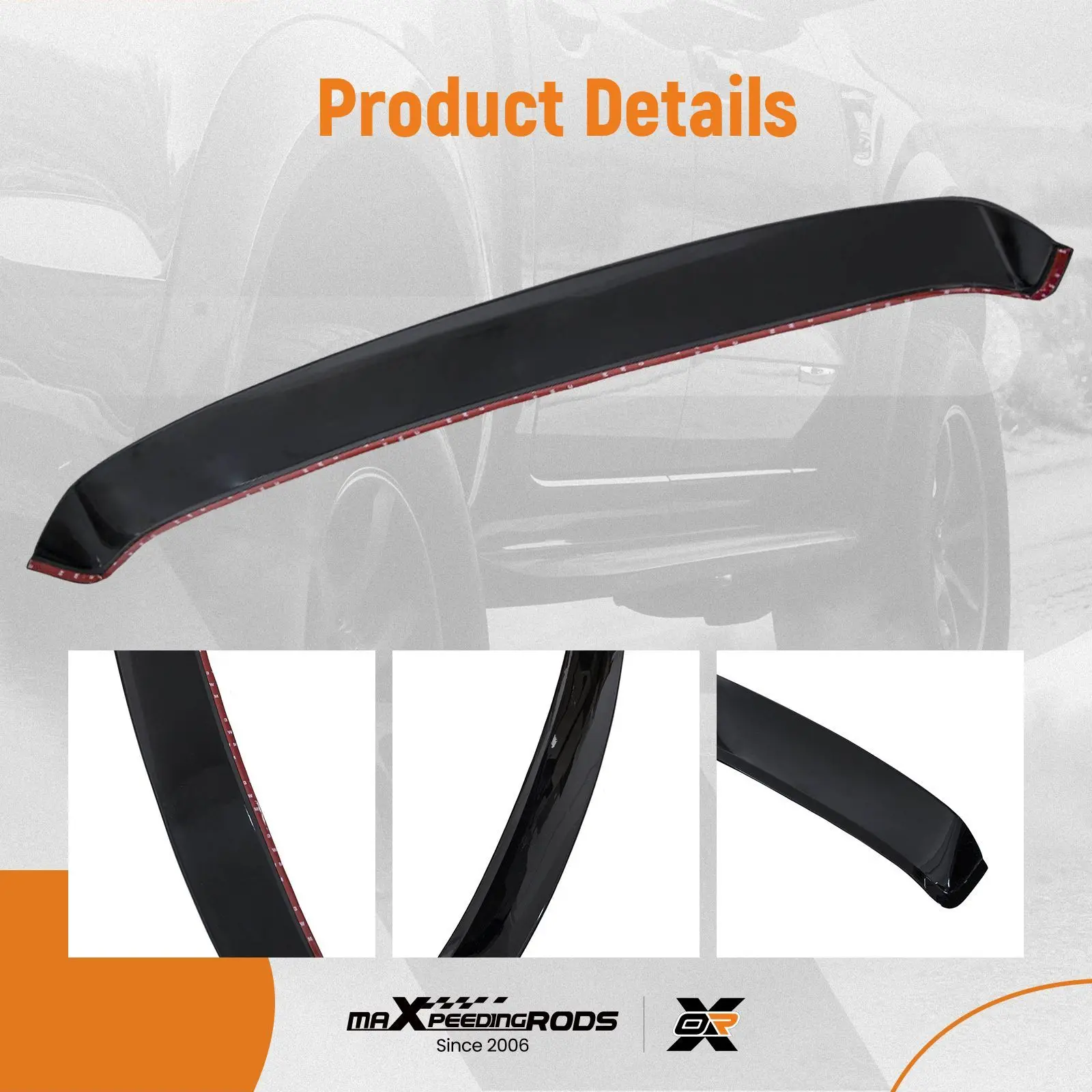 Rear Window Roof Sun Rain Shade Vent Visor Spoiler Wing For Camry 2018 2019 2020
Rear Window Roof Sun Rain Shade Vent Visor Spoiler Wing For Camry 2018 2019 2020