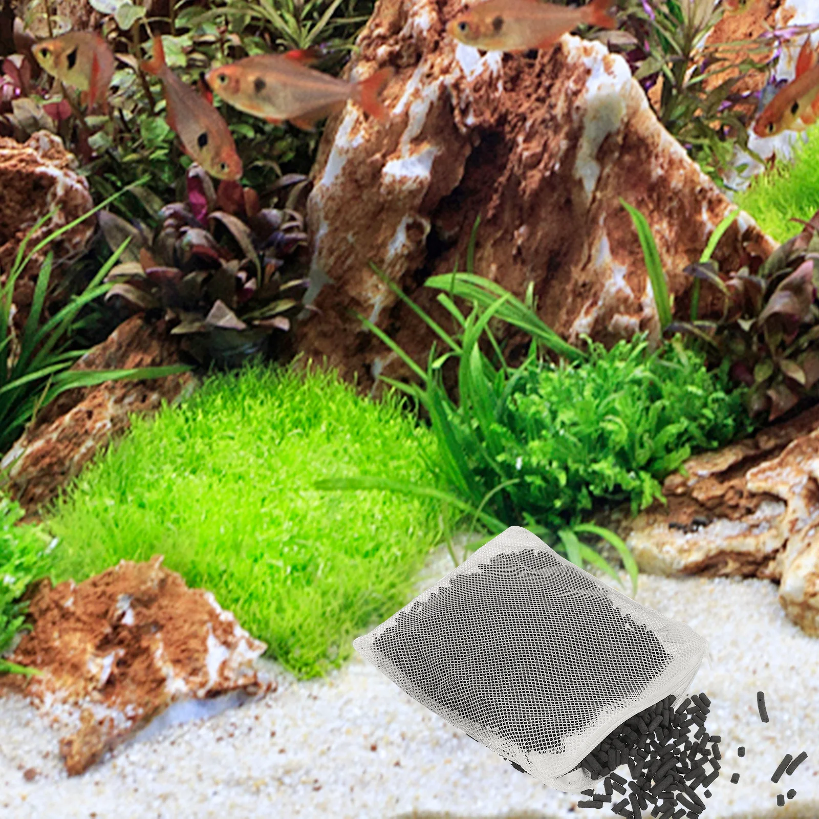 2pcs Activated Carbon Filter Media For Aquarium Fish Tank Purifying Supply Long-Lasting Filtration Efficient Water Cleaning
2pcs Activated Carbon Filter Media For Aquarium Fish Tank Purifying Supply Long-Lasting Filtration Efficient Water Cleaning