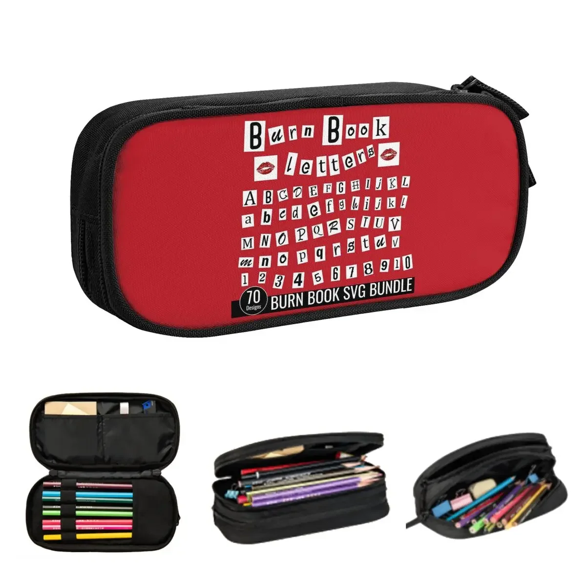 Burn Book - Mean Girls Pencil Cases Large Storage Pen Bags Pen Box Pencil Pouch For Boys Girls Students Stationery School Office
Burn Book - Mean Girls Pencil Cases Large Storage Pen Bags Pen Box Pencil Pouch For Boys Girls Students Stationery School Office