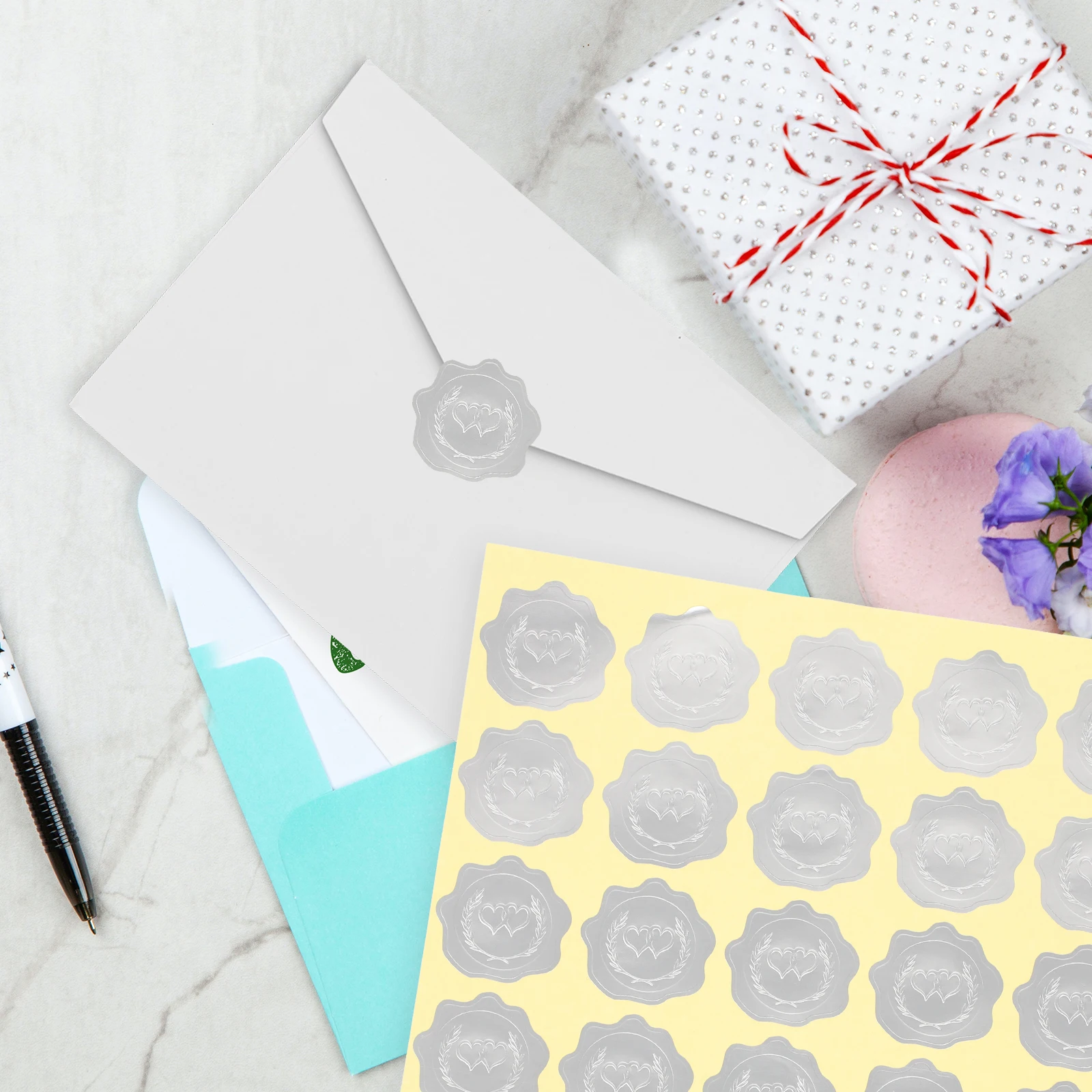 5 Sheets Embossed Sealer Stickers Seals Thank Gift Greeting Card Label Sealing Round
5 Sheets Embossed Sealer Stickers Seals Thank Gift Greeting Card Label Sealing Round