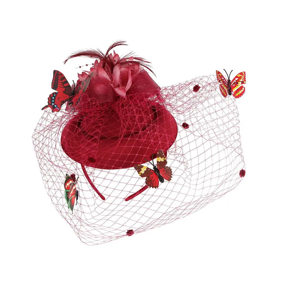 Mesh Butterfly Hair Accessory Women Party Wedding Photo Bridal Fascinator Non Fading Women Headdress Durable
Mesh Butterfly Hair Accessory Women Party Wedding Photo Bridal Fascinator Non Fading Women Headdress Durable