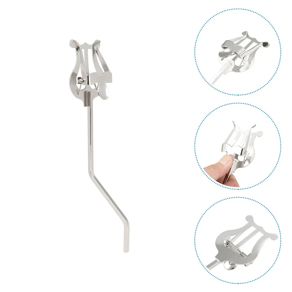 Portable Saxophone Sheet Music Holder Clamp Stand Clip Lightweight Iron Music Notes Folder Accessory for Band Instrument Tool
Portable Saxophone Sheet Music Holder Clamp Stand Clip Lightweight Iron Music Notes Folder Accessory for Band Instrument Tool