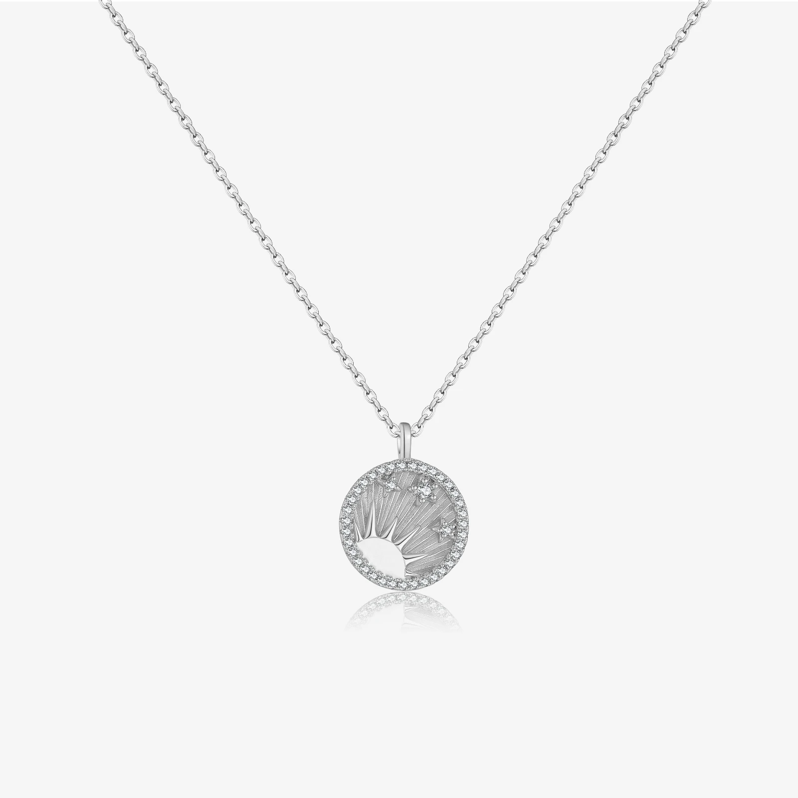 VEWANT Women 925 Sterling Silver Circle Star Zircon CZ Pendant Long Necklace Casual Party Rock Punk Daily Gift Fine Jewelry
VEWANT Women 925 Sterling Silver Circle Star Zircon CZ Pendant Long Necklace Casual Party Rock Punk Daily Gift Fine Jewelry