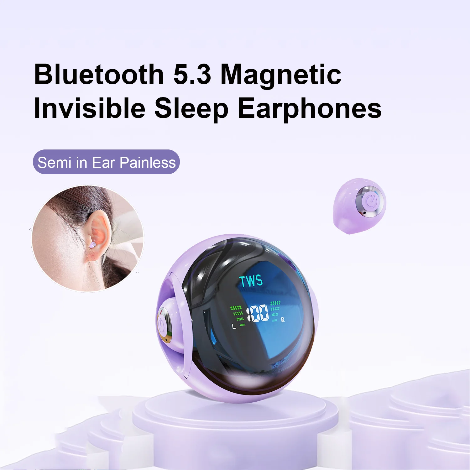 2024 New Sleep Wireless Bluetooth 5.3 Mini Earphones Magnetic Portable TWS Noise Cancellation Hifi Headphones For IOS Android
2024 New Sleep Wireless Bluetooth 5.3 Mini Earphones Magnetic Portable TWS Noise Cancellation Hifi Headphones For IOS Android