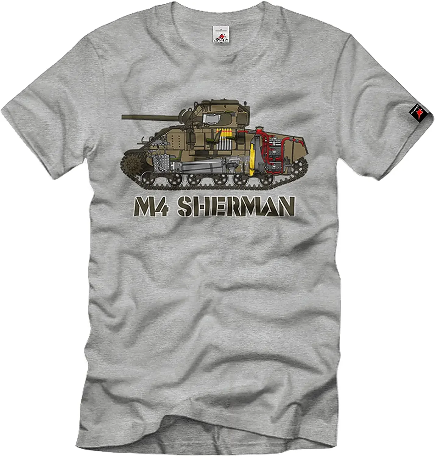 M4 Sherman Cross Section Tank Technique Drawing Building WWII Panzer T-Shirt. Summer Cotton Short Sleeve O-Neck Mens T Shirt New
M4 Sherman Cross Section Tank Technique Drawing Building WWII Panzer T-Shirt. Summer Cotton Short Sleeve O-Neck Mens T Shirt New