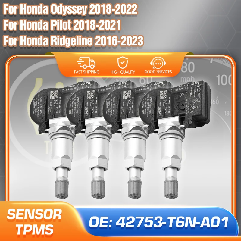 TPMS Sensor For Honda Odyssey 2018-2022 Honda Pilot 2018-2021 Honda Ridgeline 2016-2023 Tire Air Pressure Sensor 42753-T6N-A01
TPMS Sensor For Honda Odyssey 2018-2022 Honda Pilot 2018-2021 Honda Ridgeline 2016-2023 Tire Air Pressure Sensor 42753-T6N-A01