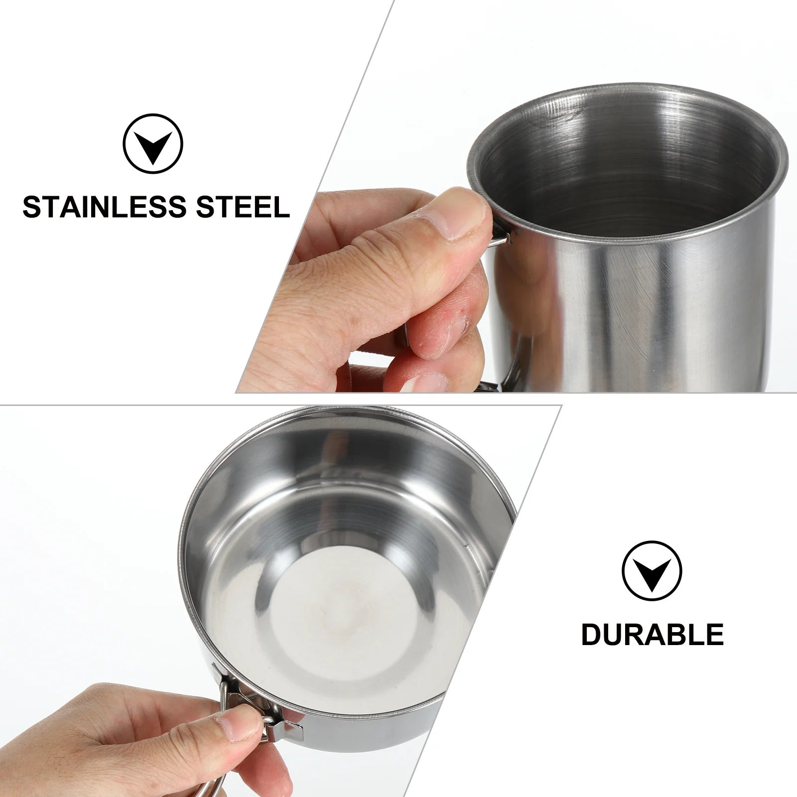 8Pcs Stainless Steel Camping Pot Set High Durability Backpacking Cooking Kit for Outdoor Picnic Cooking Supplies
8Pcs Stainless Steel Camping Pot Set High Durability Backpacking Cooking Kit for Outdoor Picnic Cooking Supplies
