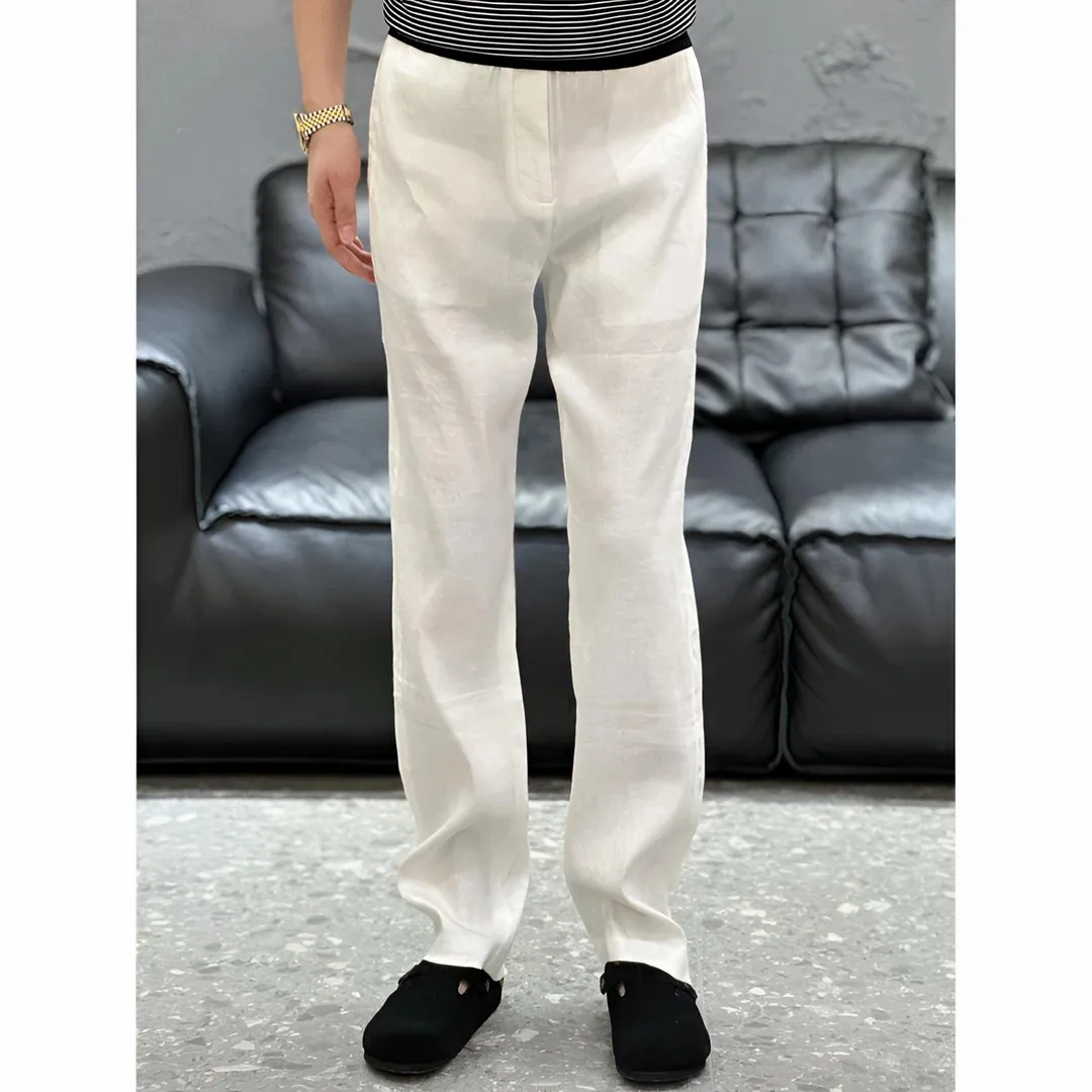 Мужские летние льняные спортивные повседневные брюки 2025 года: свободные, прямого кроя, комфортные, дышащие, модные, городские, стильные, антибактериальные, длинные
Мужские летние льняные спортивные повседневные брюки 2025 года: свободные, прямого кроя, комфортные, дышащие, модные, городские, стильные, антибактериальные, длинные