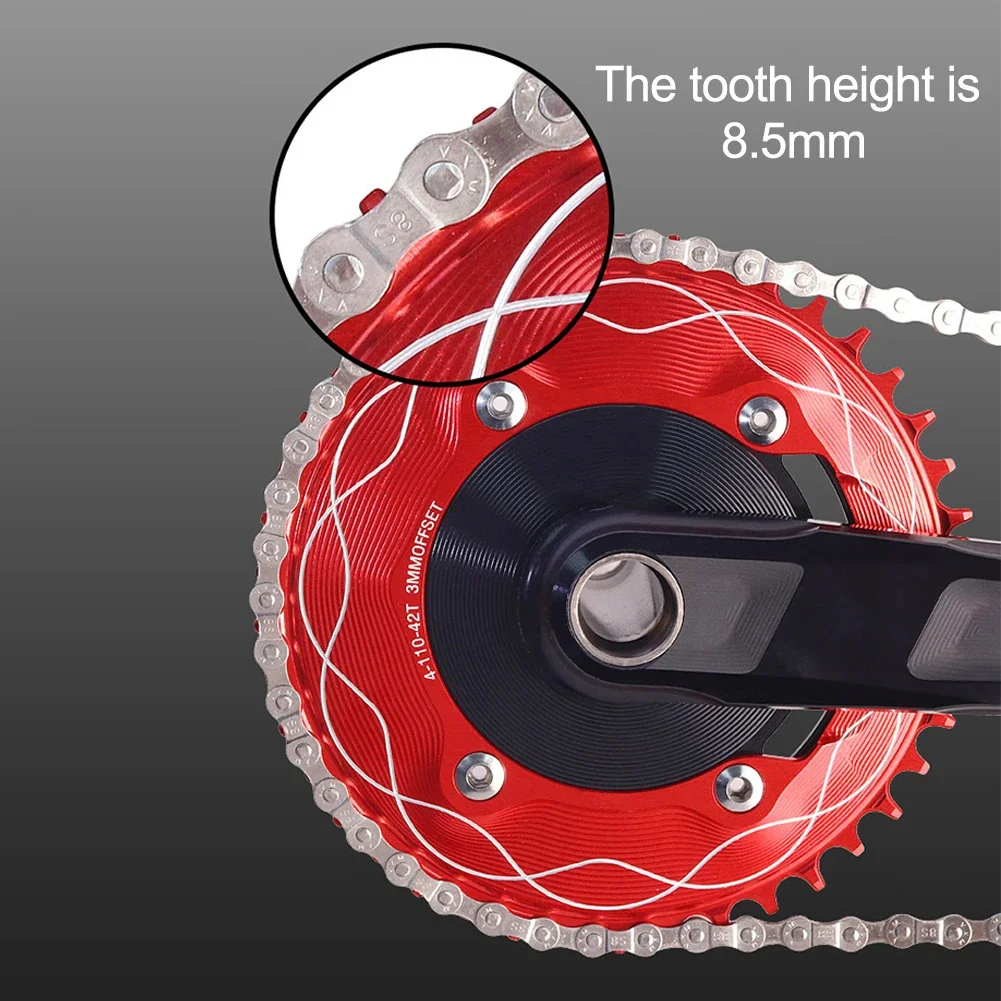 Road Bike Single Closed Chainring 40/42/44/46/48T 4 Claws Pneumatic Power Meter Gear Disc Closed Disc Bicycle Chainrings Parts
Road Bike Single Closed Chainring 40/42/44/46/48T 4 Claws Pneumatic Power Meter Gear Disc Closed Disc Bicycle Chainrings Parts