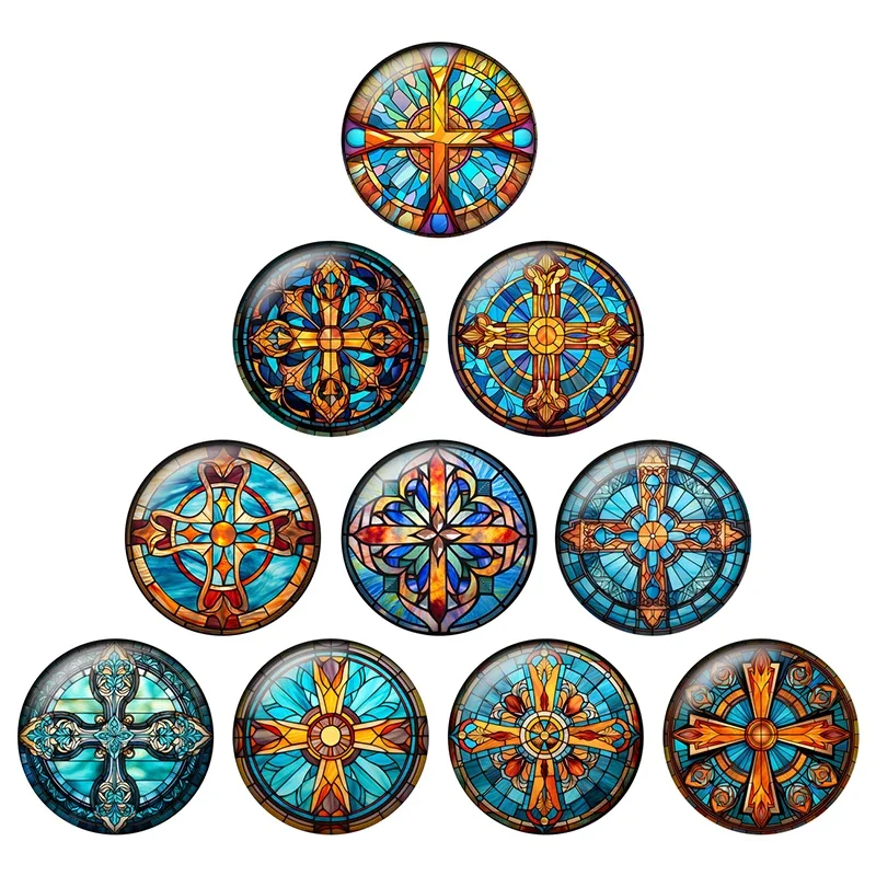 24pcs/lot Retro Style Cross Patterns 8mm To 25mm Round Photo Glass Cabochon Demo Flat Back Making Findings DIY Jewelry H331
24pcs/lot Retro Style Cross Patterns 8mm To 25mm Round Photo Glass Cabochon Demo Flat Back Making Findings DIY Jewelry H331