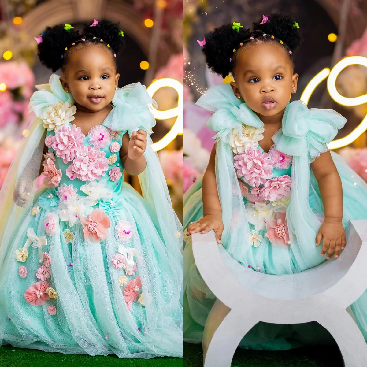 Light Green Floral Girl Birthday Dress Princess Flower Girls Dresses for Wedding Customized Kids Party Gowns for Photoshoot
Light Green Floral Girl Birthday Dress Princess Flower Girls Dresses for Wedding Customized Kids Party Gowns for Photoshoot