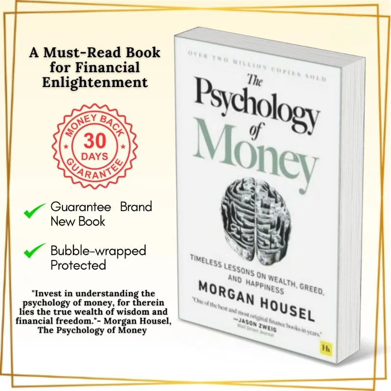 【Ready Stock】The Psychology of Money: Timeless lessons on wealth, greed, and happiness by Morgan Housel
【Ready Stock】The Psychology of Money: Timeless lessons on wealth, greed, and happiness by Morgan Housel