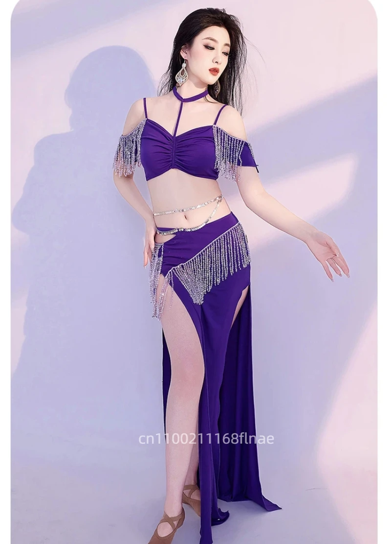 Новое поступление, костюм для танца живота, комплект с блестящей бахромой, одежда для практики восточного танца, наряд для выступлений
Новое поступление, костюм для танца живота, комплект с блестящей бахромой, одежда для практики восточного танца, наряд для выступлений