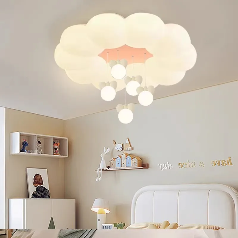 Cream Style Cloud Ceiling Lamps Children's Room Baby Room Lamp Modern Romantic Warm Princess Room Girl Bedroom Ceiling Lights
Cream Style Cloud Ceiling Lamps Children's Room Baby Room Lamp Modern Romantic Warm Princess Room Girl Bedroom Ceiling Lights