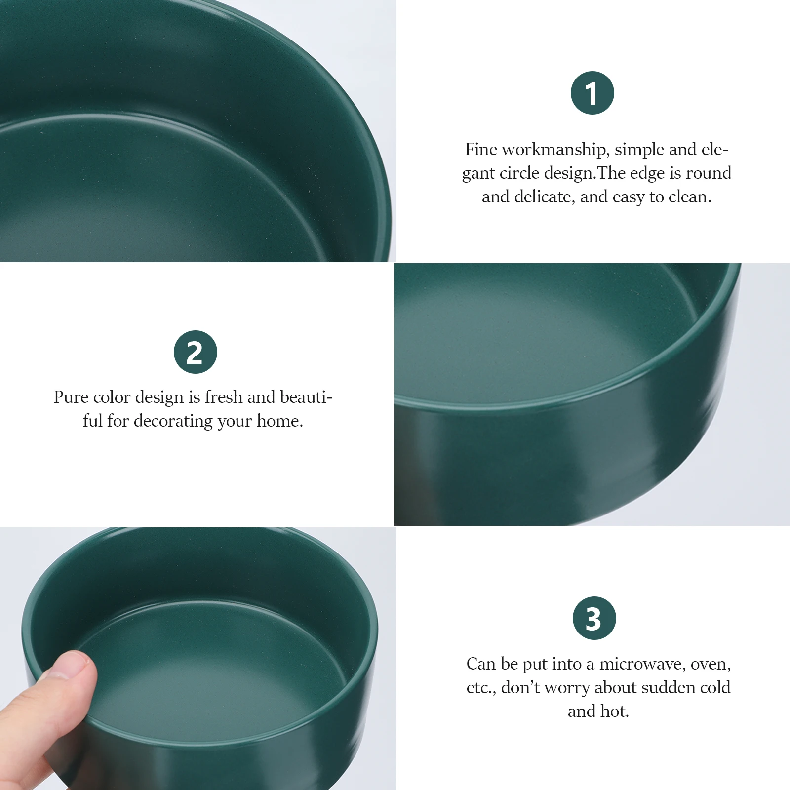 Ceramic Bowl Decorative Pet Storage Smooth Surface Feeding Dog Instant Noodle Microwave Safe Easy Clean Kitchen Pet Bowl Ceramic
Ceramic Bowl Decorative Pet Storage Smooth Surface Feeding Dog Instant Noodle Microwave Safe Easy Clean Kitchen Pet Bowl Ceramic