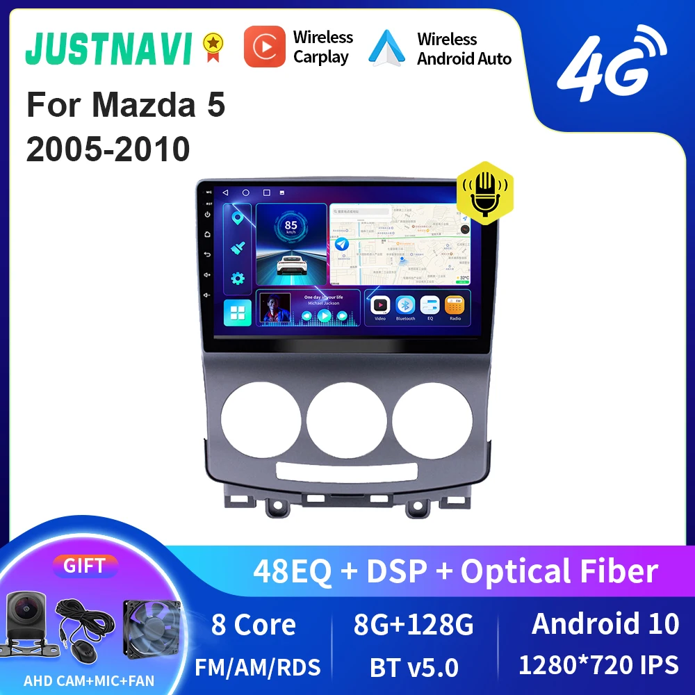 Автомобильный мультимедийный Головной блок JUSTNAVI QT10, Авторадио с GPS-навигацией для Mazda 5 2005 2006 2007 2008 2009 2010 Carplay SWC DSP 2 DIN
Автомобильный мультимедийный Головной блок JUSTNAVI QT10, Авторадио с GPS-навигацией для Mazda 5 2005 2006 2007 2008 2009 2010 Carplay SWC DSP 2 DIN