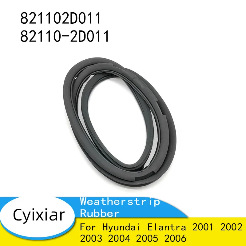 For Hyundai Elantra 2001 2002 2003 2004 2005 2006 Front Left Door Weatherstrip Rubber Side Door 821102D011 82110-2D011
For Hyundai Elantra 2001 2002 2003 2004 2005 2006 Front Left Door Weatherstrip Rubber Side Door 821102D011 82110-2D011