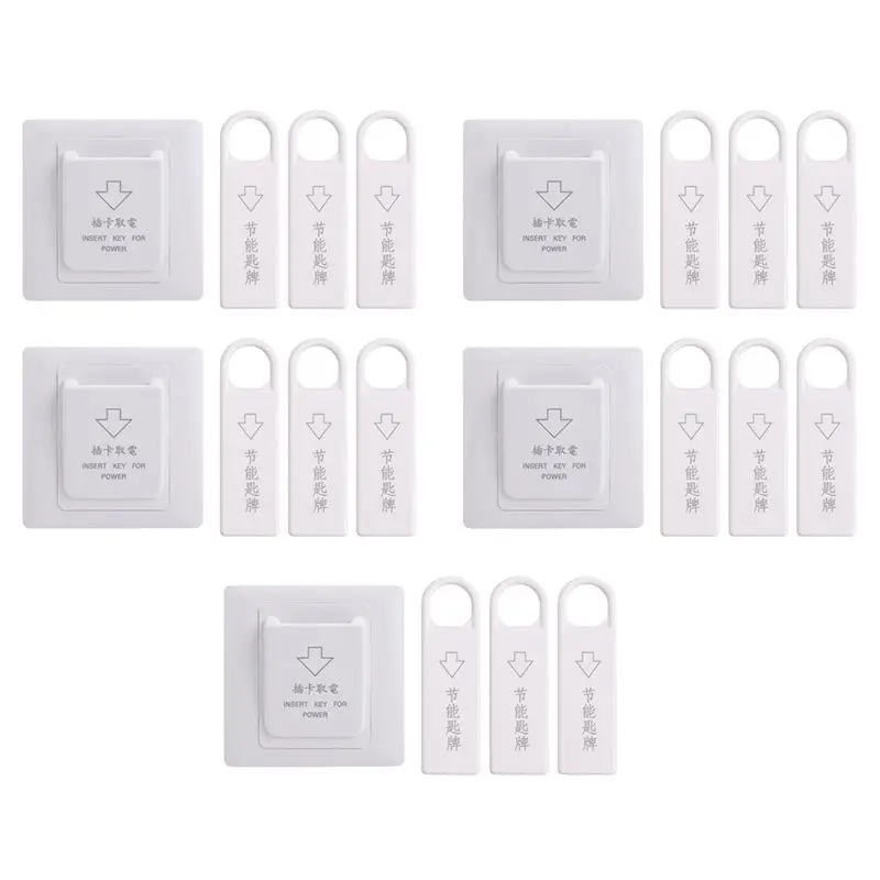 Daily 5Set High Grade Hotel Magnetic Card Switch Energy Saving Switch Insert Key For Power With 3 Card
Daily 5Set High Grade Hotel Magnetic Card Switch Energy Saving Switch Insert Key For Power With 3 Card