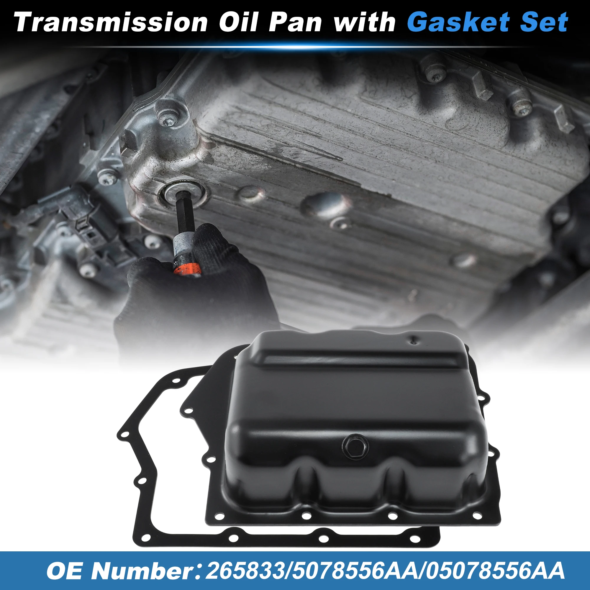 UXCELL No.265-833 Transmission Oil Pan with Gasket Set for Dodge Grand Caravan 3.6L 2011-2020 Dodge Journey 2.4L 3.6L 2012-2019
UXCELL No.265-833 Transmission Oil Pan with Gasket Set for Dodge Grand Caravan 3.6L 2011-2020 Dodge Journey 2.4L 3.6L 2012-2019