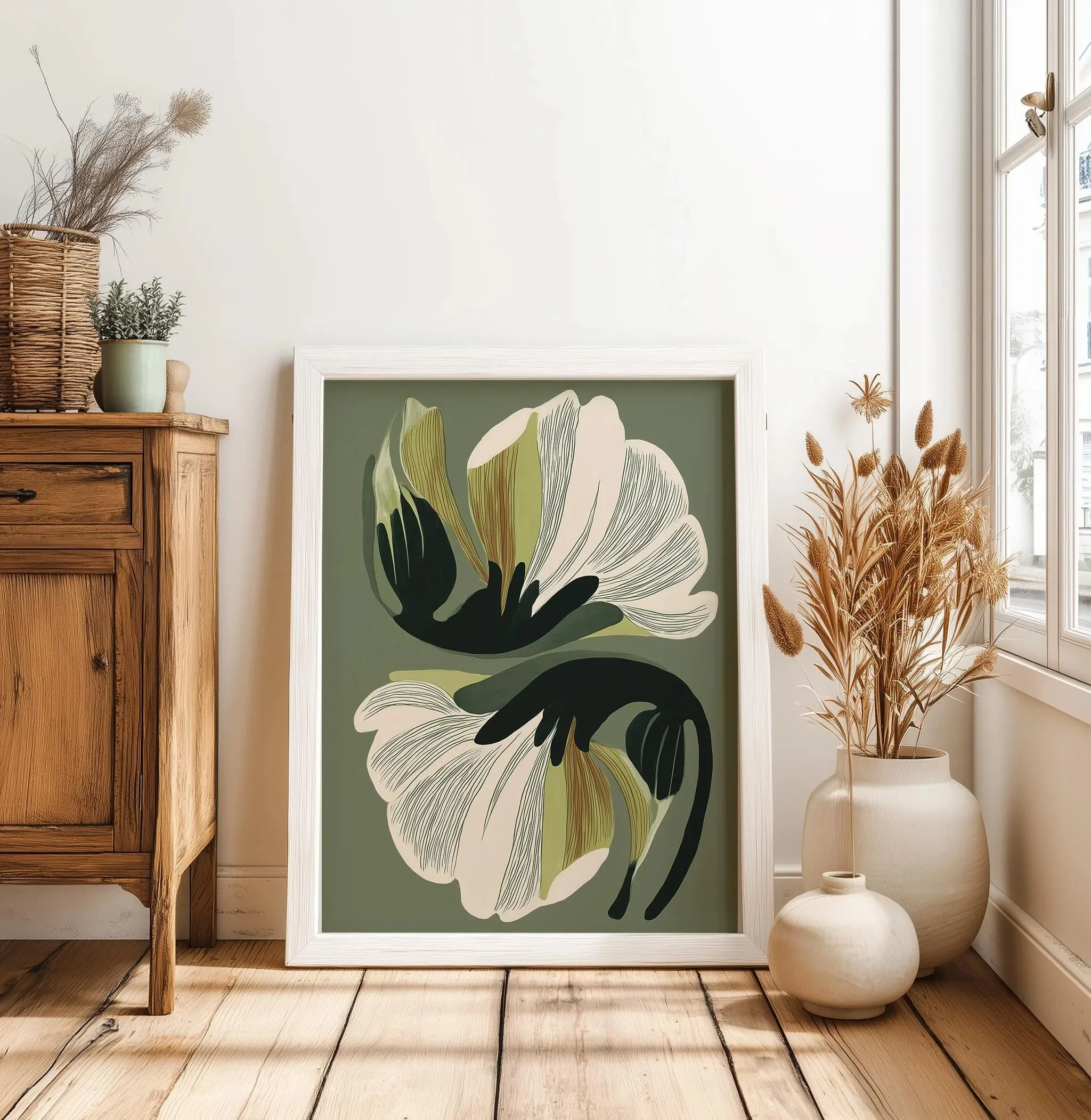 Modern plant wall decor,minimalist abstract floral prints,green and beige natural illustrations,contemporary home decoration.
Modern plant wall decor,minimalist abstract floral prints,green and beige natural illustrations,contemporary home decoration.
