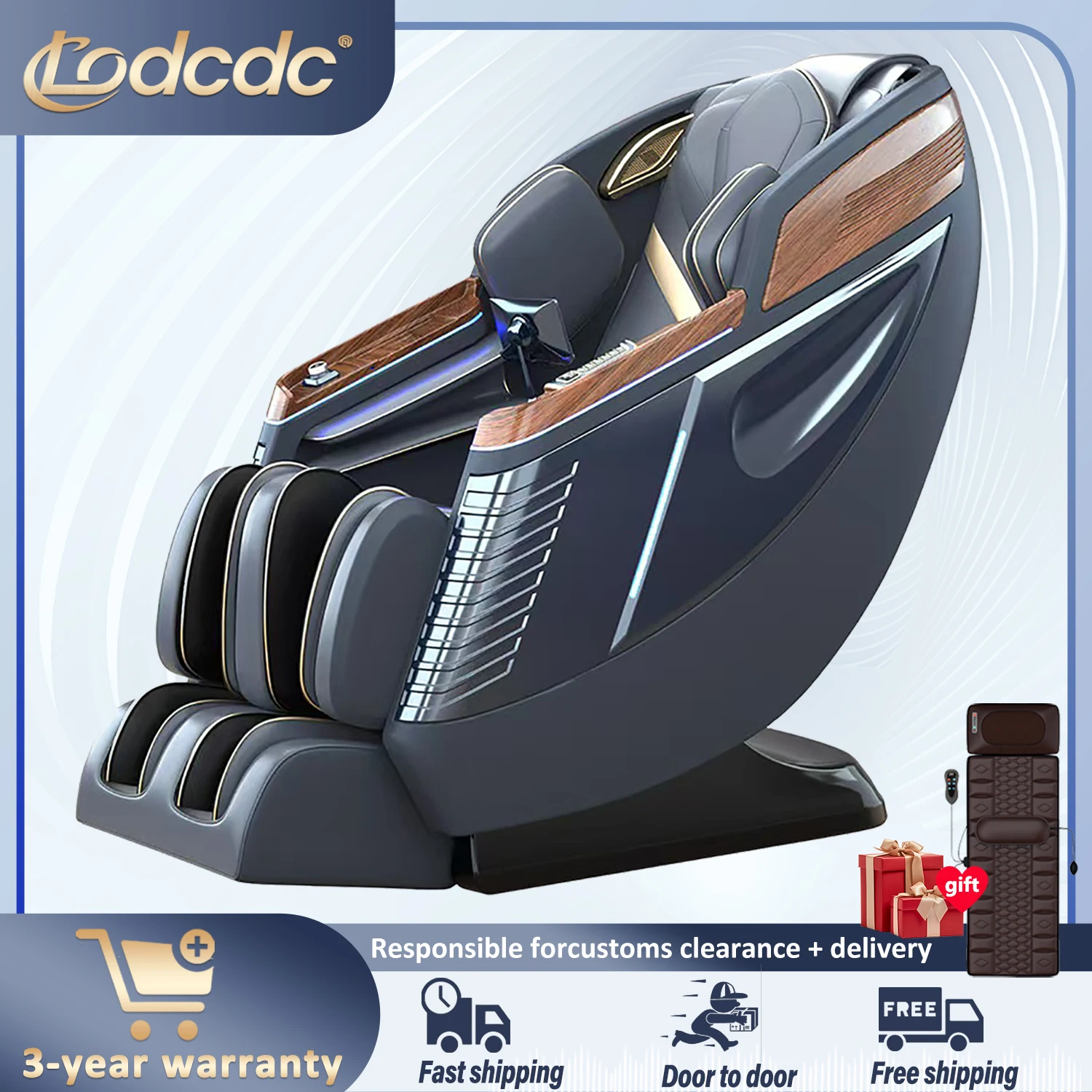 3 year warranty 4d massage chair luxury zero gravity High-Demand 2025 Massage Chair Full Body Shiatsu Kneading Heat Zero Gravity
3 year warranty 4d massage chair luxury zero gravity High-Demand 2025 Massage Chair Full Body Shiatsu Kneading Heat Zero Gravity