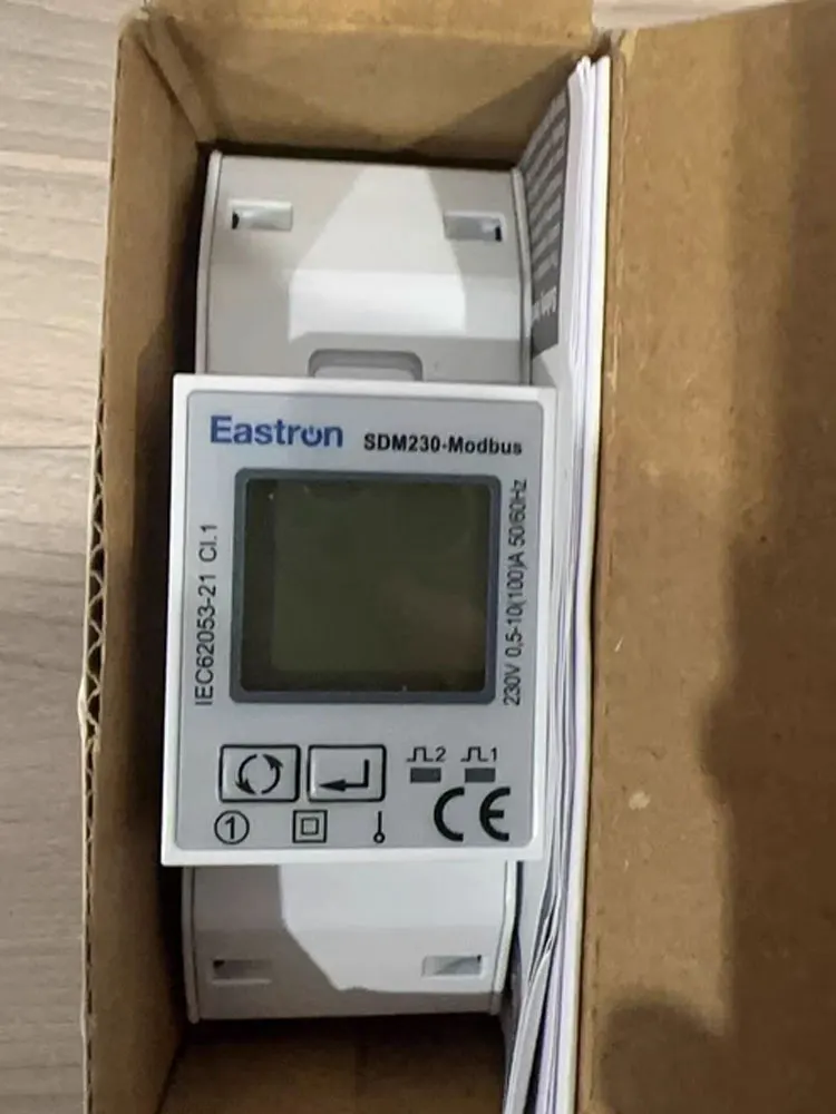 Eastron Anti-Reverse Flow ACFunction Energy Meter SDM230-Modbus For Growatt Single Phrase On Grid Inverter 230V
Eastron Anti-Reverse Flow ACFunction Energy Meter SDM230-Modbus For Growatt Single Phrase On Grid Inverter 230V