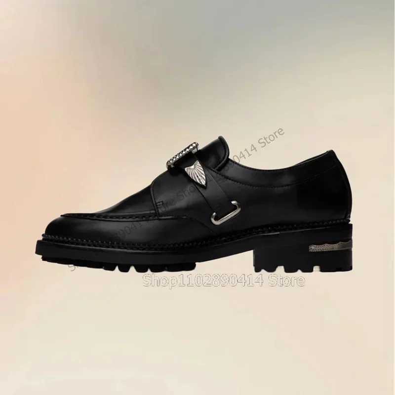 Black White Metal Buckle Decor Sewing Design Loafers Fashion Slip On Men Shoes Luxurious Handmade Party Banquet Men Casual Shoes
Black White Metal Buckle Decor Sewing Design Loafers Fashion Slip On Men Shoes Luxurious Handmade Party Banquet Men Casual Shoes