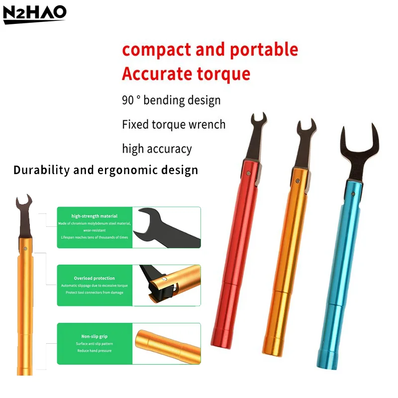 Torque Wrench RF Connector Opening Electrommunication Coax Adapter Convertor Straight Goldplated Spanner
Torque Wrench RF Connector Opening Electrommunication Coax Adapter Convertor Straight Goldplated Spanner