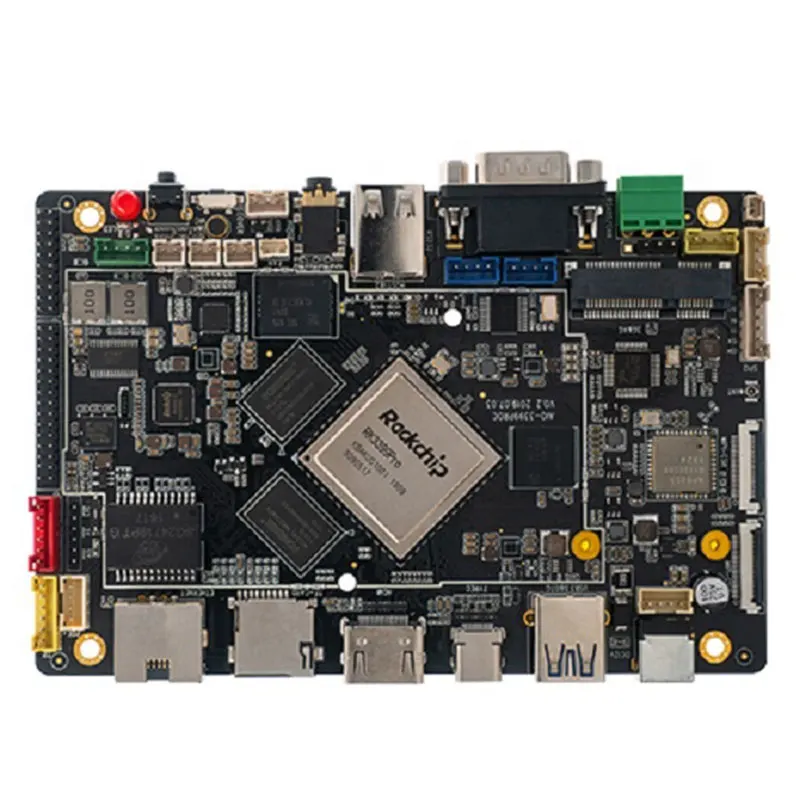 Rockchip RK RK3399Pro Six Core Iot Industrial Open Source Android 9.0 Linux Os Ai Dev Npu 3.0tops Development Board Motherboard
Rockchip RK RK3399Pro Six Core Iot Industrial Open Source Android 9.0 Linux Os Ai Dev Npu 3.0tops Development Board Motherboard