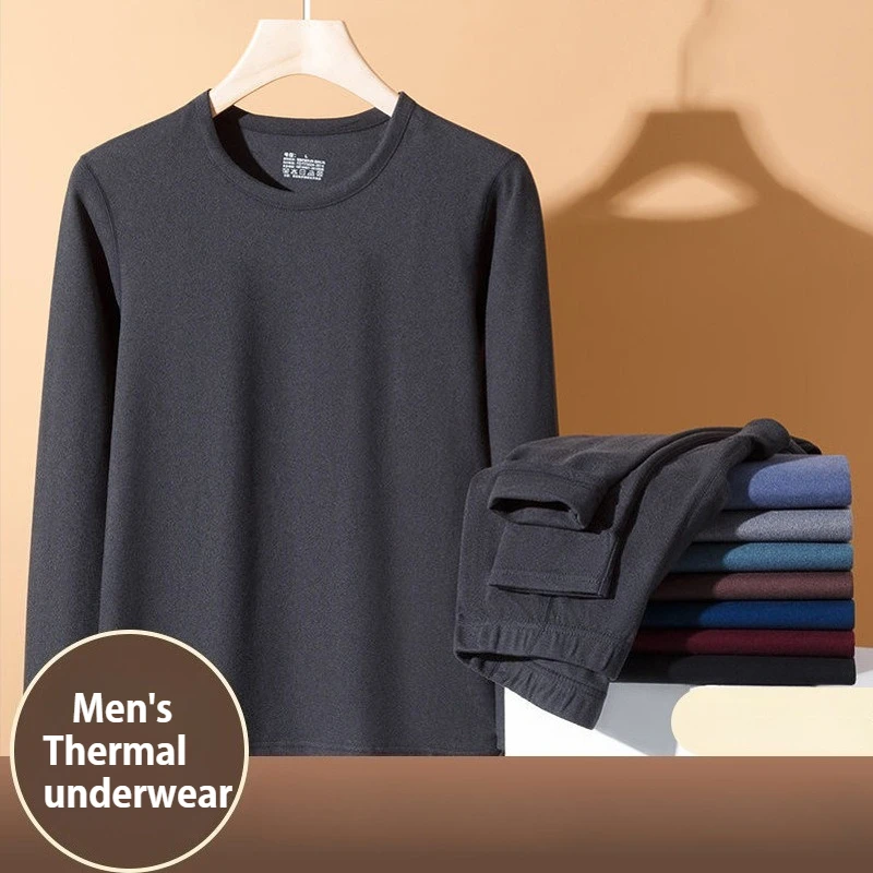 High-end Thermal Underwear Set Double-sided De Velvet Round Neck Thickened Cold-proof Autumn Clothes Autumn Pants Oversize
High-end Thermal Underwear Set Double-sided De Velvet Round Neck Thickened Cold-proof Autumn Clothes Autumn Pants Oversize