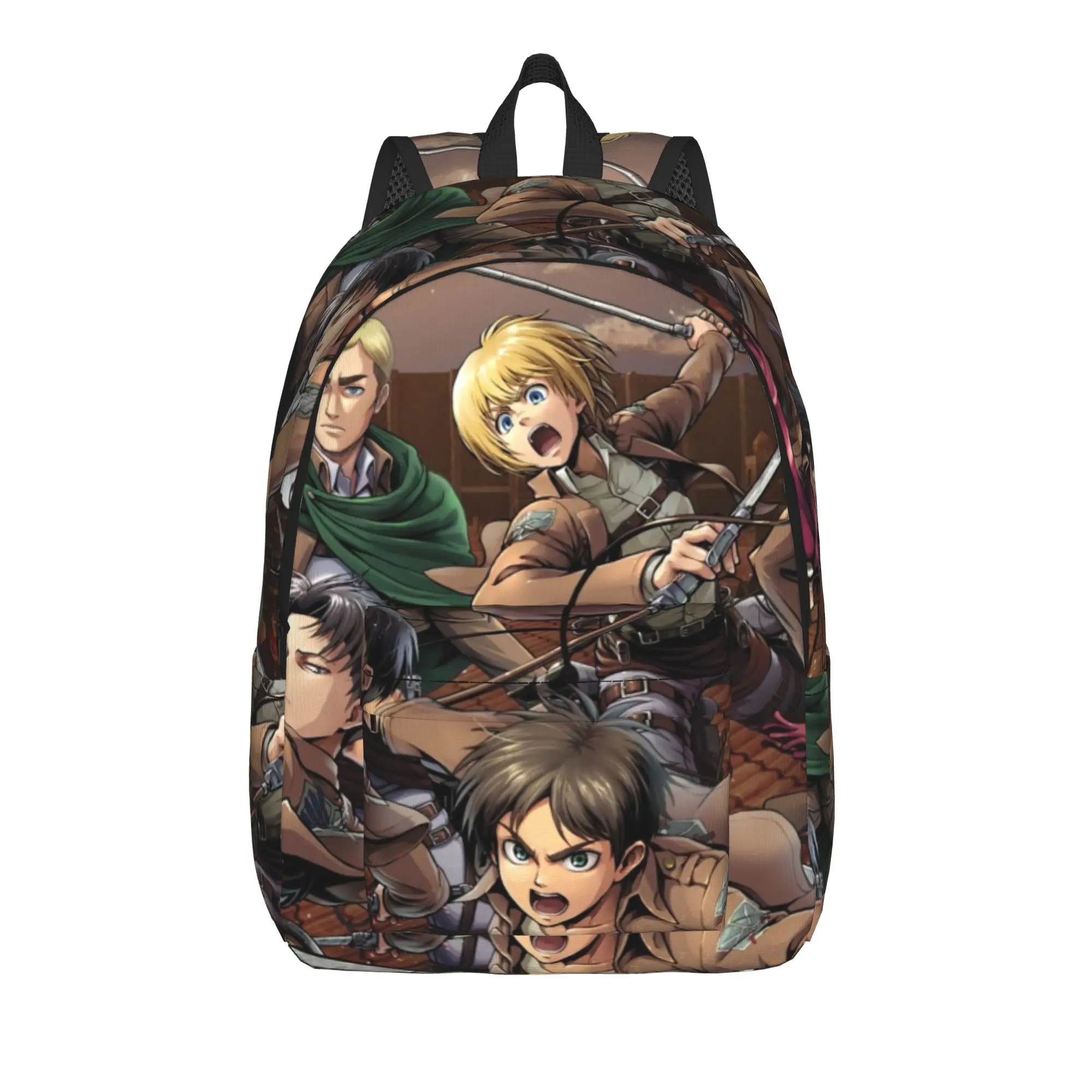 Shingeki no Kyojin Anime Fashion Backpack Outdoor Student Hiking Travel Levi Daypack for Men Women Laptop Computer Canvas Bags
Shingeki no Kyojin Anime Fashion Backpack Outdoor Student Hiking Travel Levi Daypack for Men Women Laptop Computer Canvas Bags