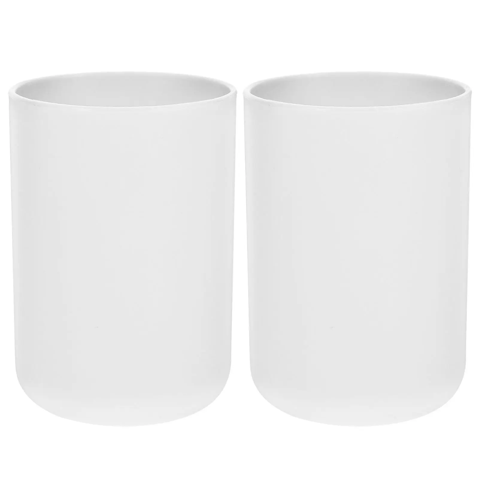2 Pcs Toothbrush Cups 300ml Pure White Daily Necessities PP Bathroom Tumblers Mouthwash Drink Wash Multi-purpose Mugs
2 Pcs Toothbrush Cups 300ml Pure White Daily Necessities PP Bathroom Tumblers Mouthwash Drink Wash Multi-purpose Mugs