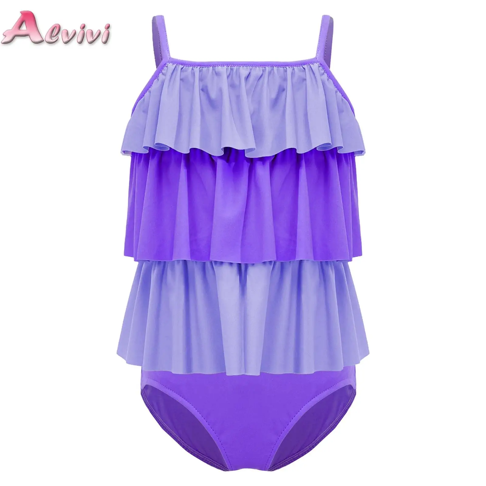Kids Girls Adaptive Swimsuit Swimwear Bathing Suit Tiered Ruffled Spaghetti Straps Top with Press Button Waist Briefs 4-14 Yrs
Kids Girls Adaptive Swimsuit Swimwear Bathing Suit Tiered Ruffled Spaghetti Straps Top with Press Button Waist Briefs 4-14 Yrs